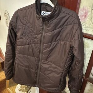 Columbia Dark Brown Puffer Jacket/Large